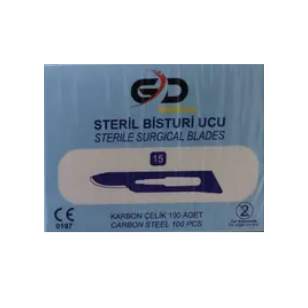 Golddent Bistüri Ucu No: 15, 100 Lük Pkt / Steril