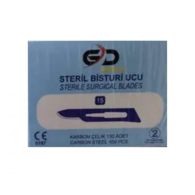 Golddent Bistüri Ucu No: 15, 100 Lük Pkt / Steril